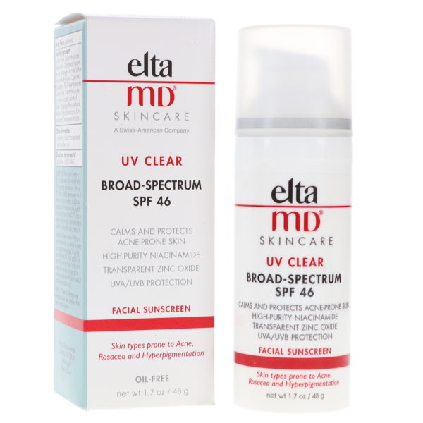 Elta MD UV Clear SPF 46 Broad Spectrum Moisturizing Facial Sunscreen 1.7 oz