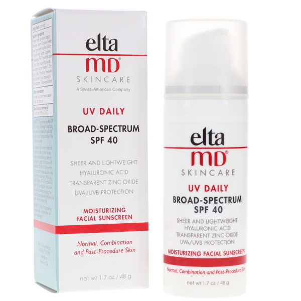 Elta MD UV Daily SPF 40 Broad Spectrum Moisturizing Facial Sunscreen 1.7 oz