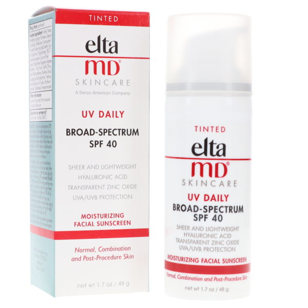 Elta MD UV Daily SPF 40 Tinted Broad Spectrum Moisturizing Facial Sunscreen 1.7 oz