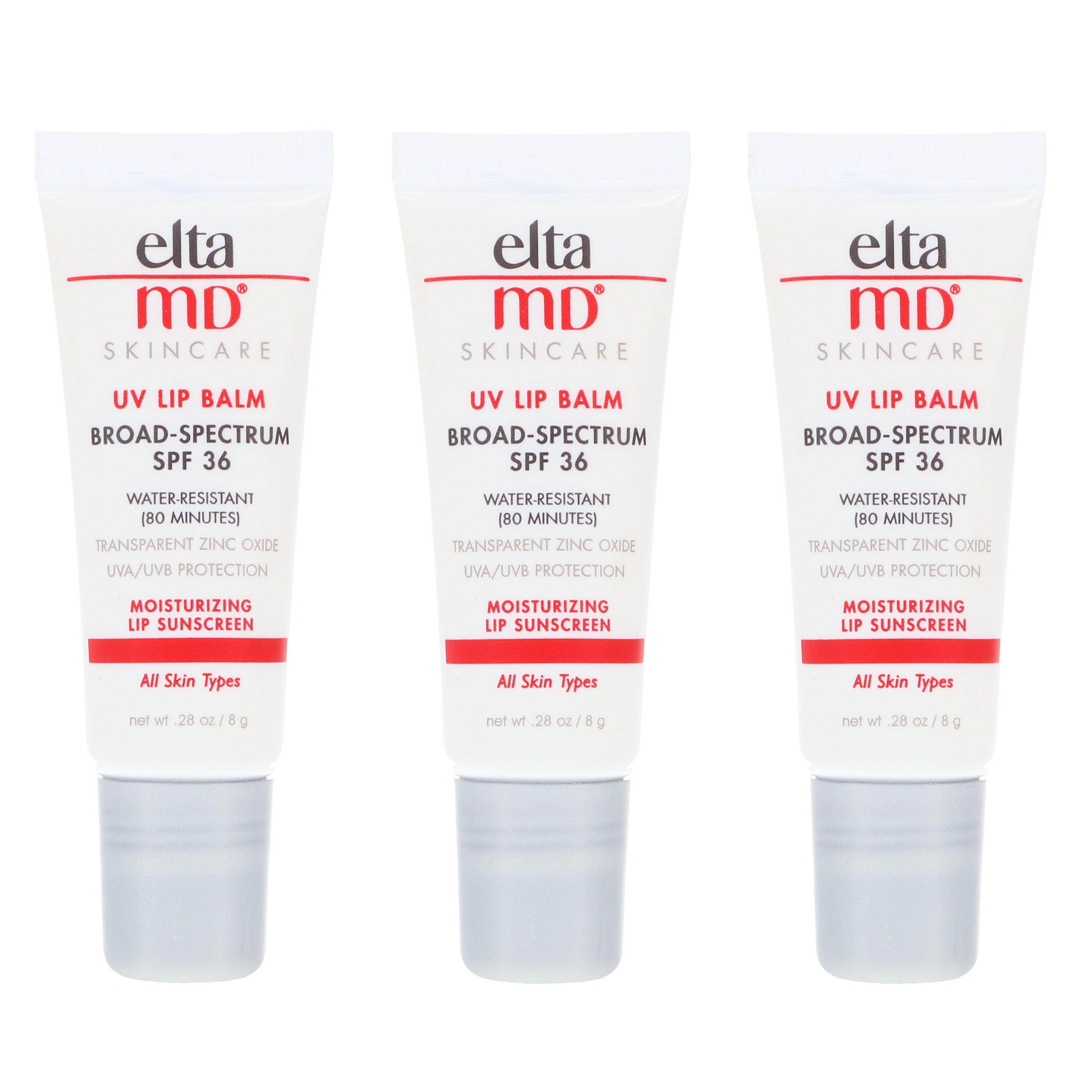 Elta MD UV Lip Balm SPF 31 Broad Spectrum 0.28 oz 3 Pack