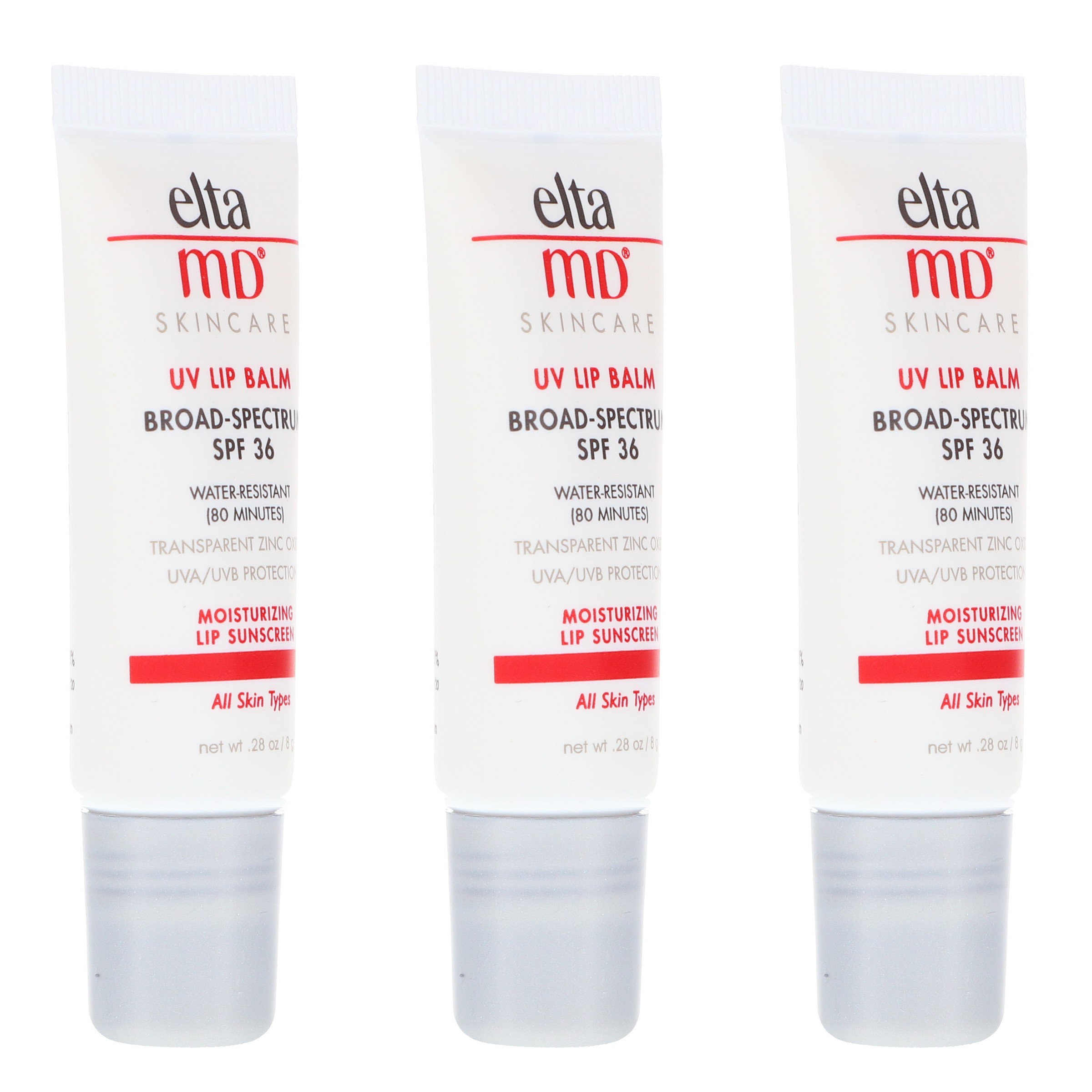 Elta MD UV Lip Balm SPF 31 Broad Spectrum 0.28 oz 3 Pack