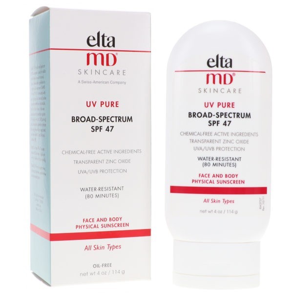 Elta MD UV Pure SPF 47 Broad Spectrum Face and Body Sunscreen 4 oz