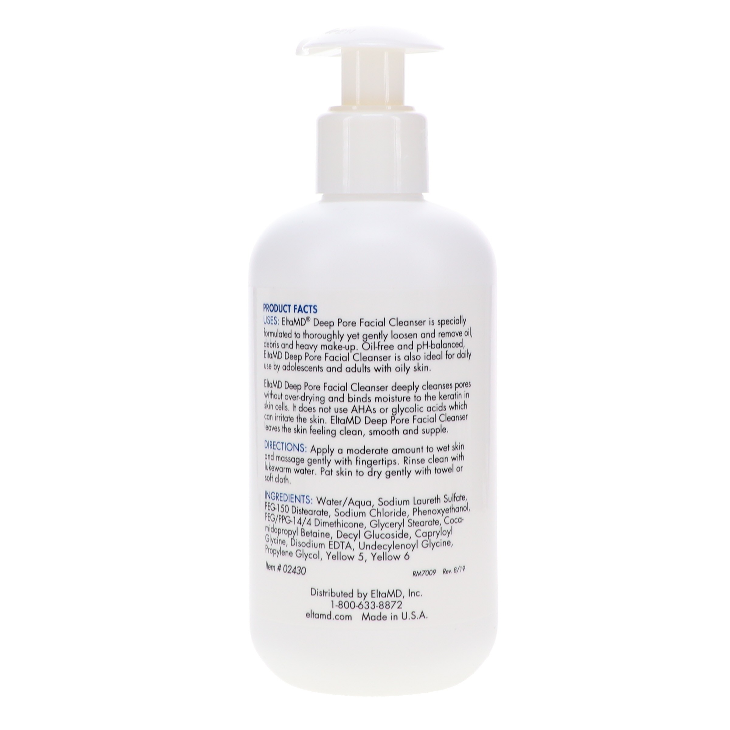 Elta MD Deep Pore Facial Cleanser 8 oz.