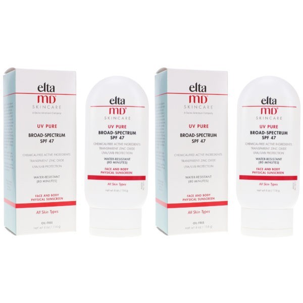 Elta MD UV Pure SPF 47 Broad Spectrum Sunscreen 4 oz 2 Pack