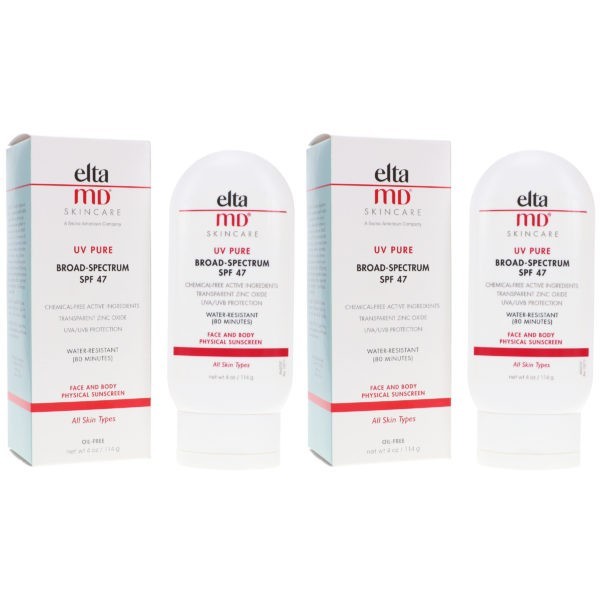 Elta MD UV Pure SPF 47 Broad Spectrum Sunscreen 4 oz 2 Pack