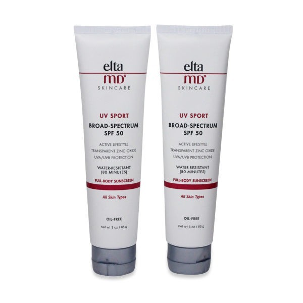 Elta MD UV Sport SPF 50 Water Resistant Sunscreen 3 oz 2 Pack