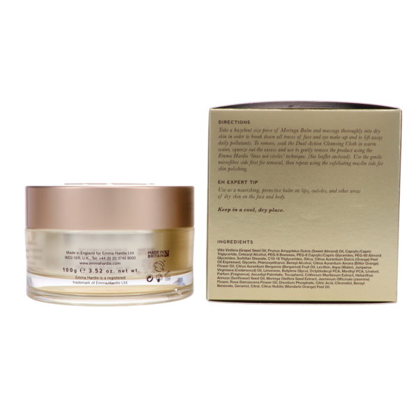 Emma Hardie Moringa Cleansing Balm with Cloth 3.38 oz