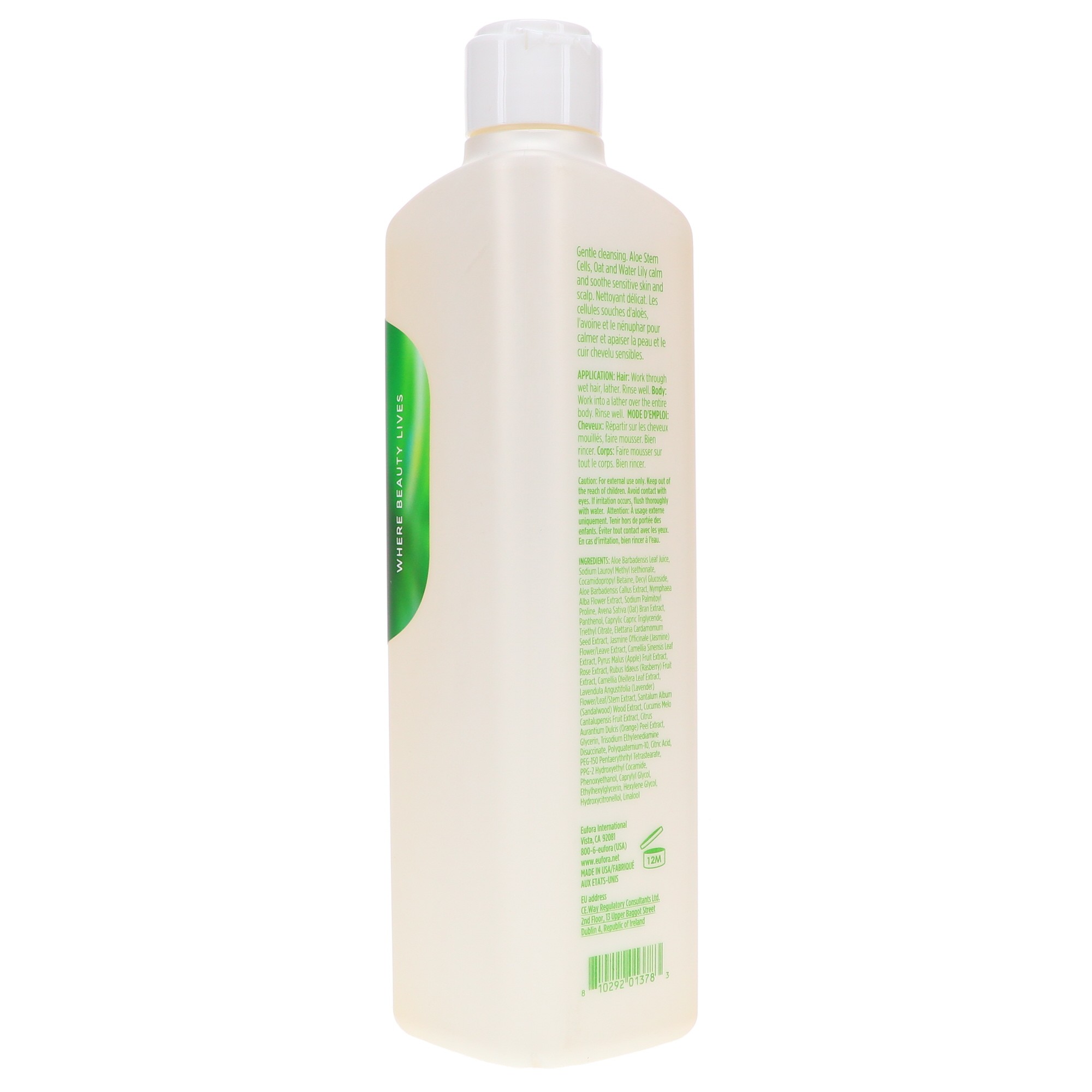 Eufora Aloe Therapy Soothing Hair-body Cleanse 16.9 oz ~ Beauty