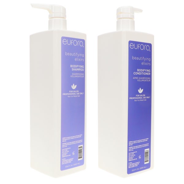 Eufora Beautifying Elixirs Bodifying Shampoo 33.8 oz & Beautifying Elixirs Bodifying Conditioner 33.8 oz Combo Pack