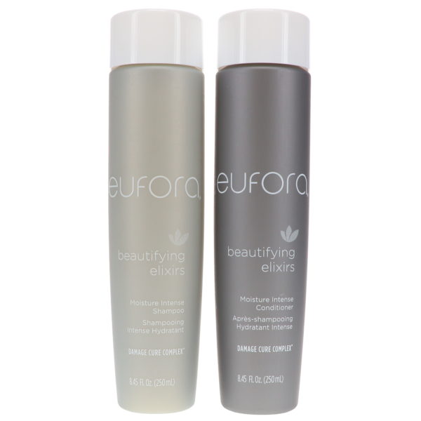 Eufora Beautifying Elixirs Moisture Intense Shampoo 8.45 oz & Moisture Intense Conditioner 8.45 oz Combo Pack