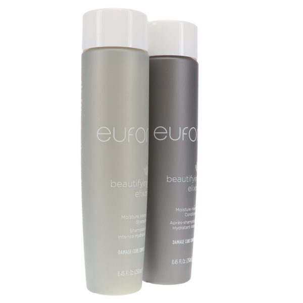 Eufora Beautifying Elixirs Moisture Intense Shampoo 8.45 oz & Moisture Intense Conditioner 8.45 oz Combo Pack