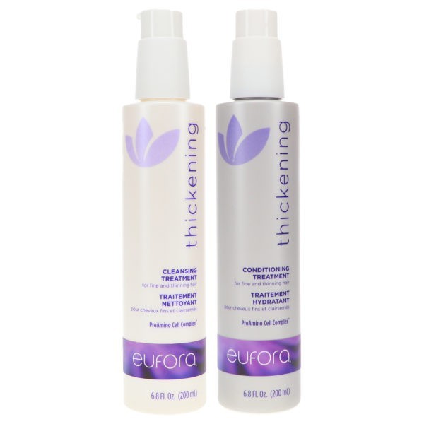 Eufora Thickening Cleansing Treatment 6.8 oz & Thickening Conditioning Treatment 6.8 oz Combo Pack