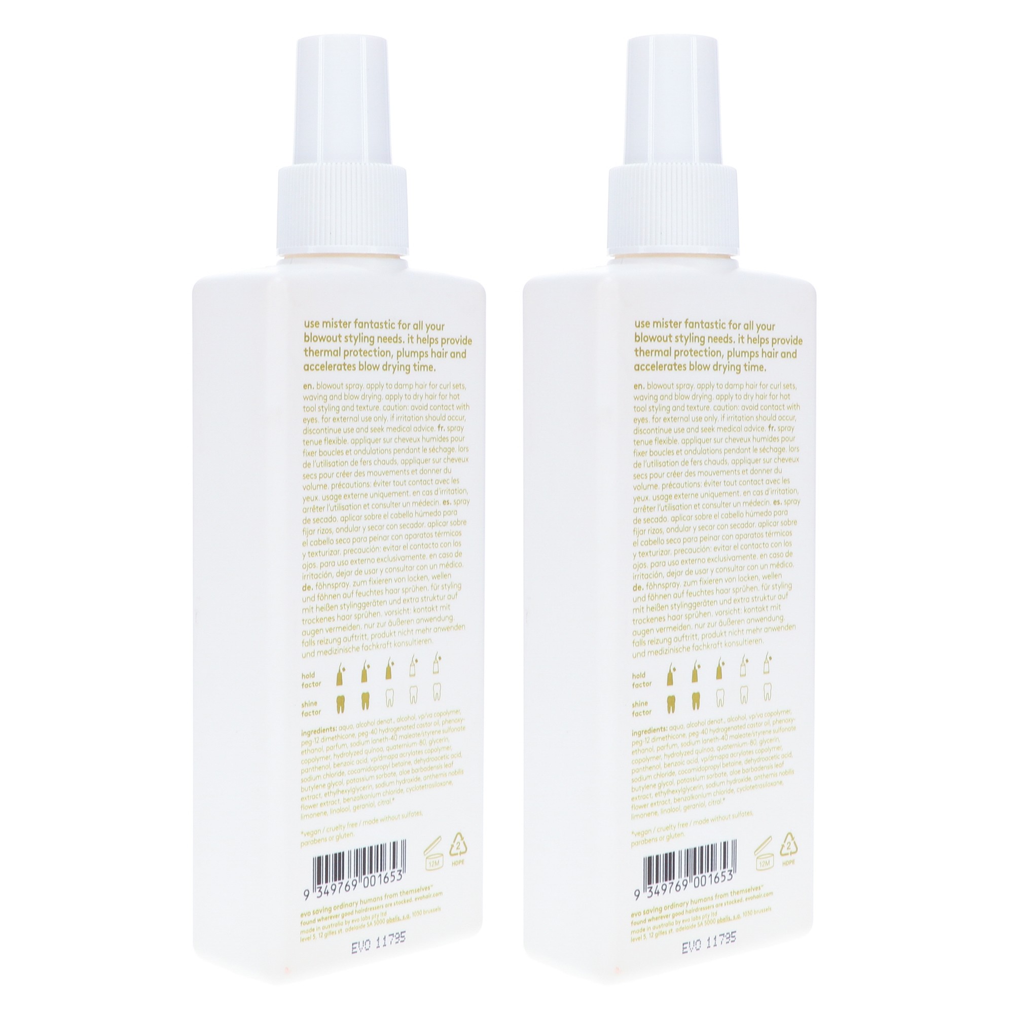 EVO Mister Fantastic Blowout Spray 6.8 oz 2 Pack
