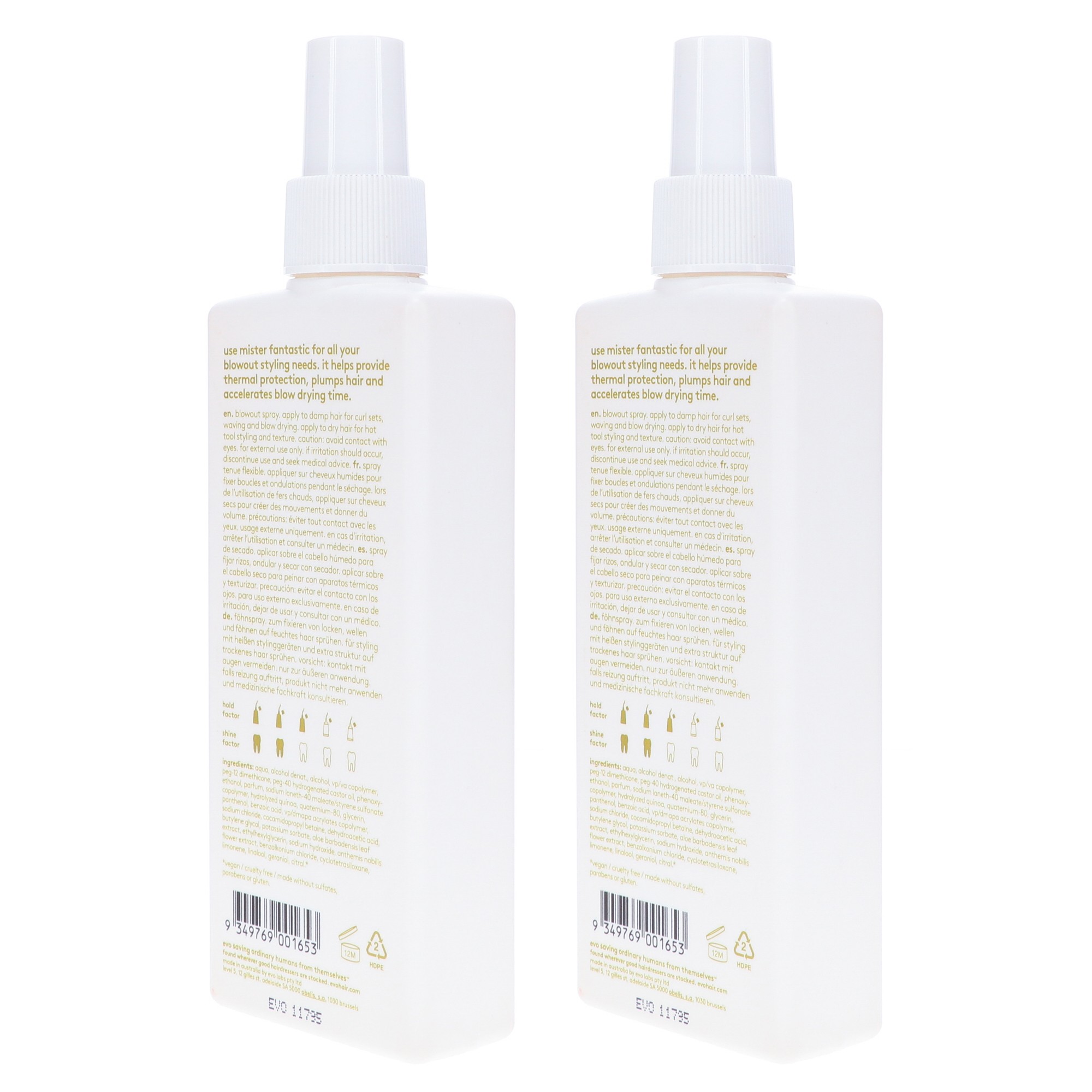 EVO Mister Fantastic Blowout Spray 6.8 oz 2 Pack