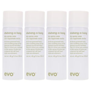 EVO Shebang-a-bang Dry Spray Wax 1.5 oz 4 Pack
