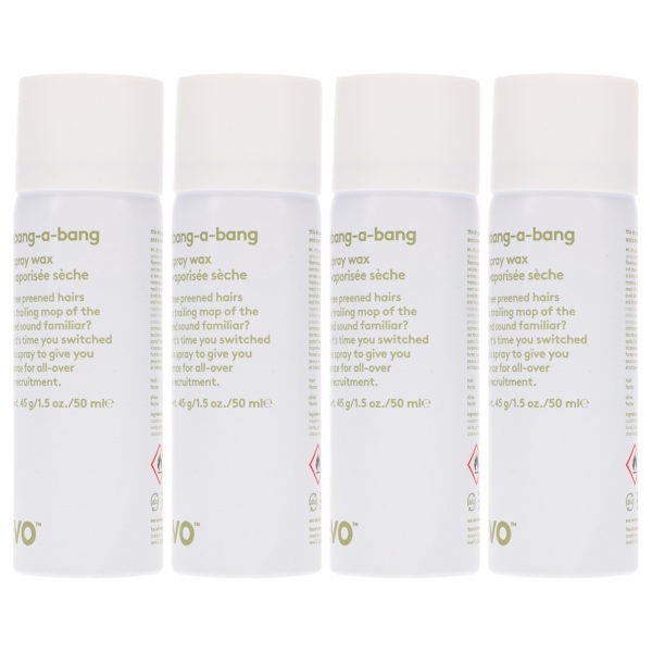 EVO Shebang-a-bang Dry Spray Wax 1.5 oz 4 Pack