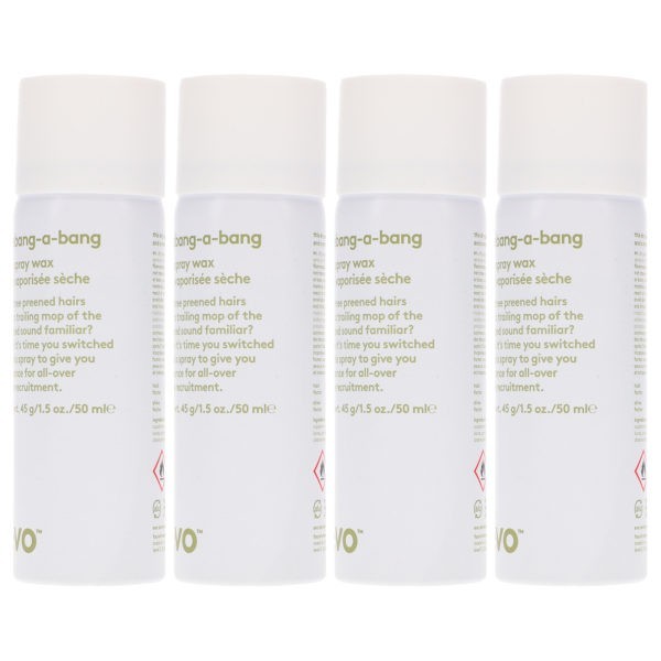 EVO Shebang-a-bang Dry Spray Wax 1.5 oz 4 Pack