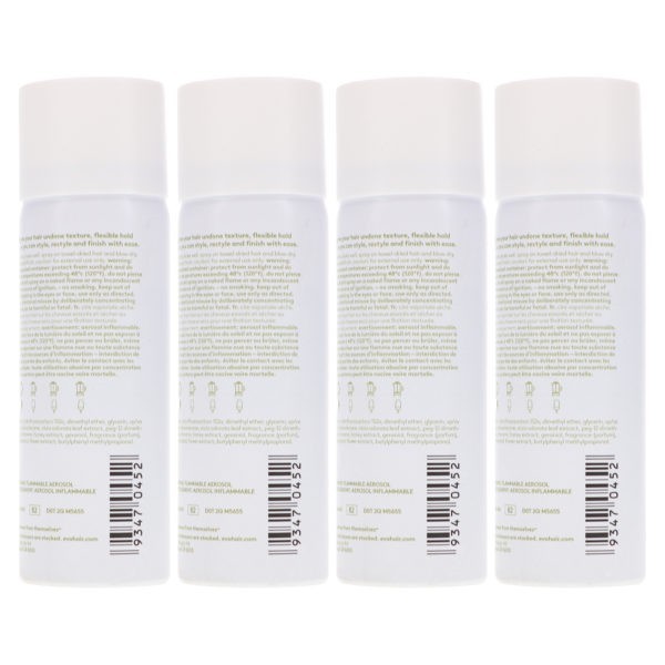 EVO Shebang-a-bang Dry Spray Wax 1.5 oz 4 Pack