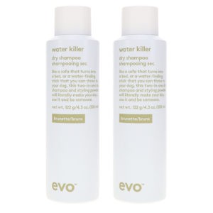 EVO Water Killer Dry Shampoo Brunette 4.3 oz 2 Pack