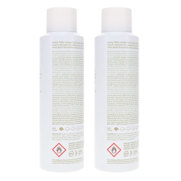 EVO Water Killer Dry Shampoo Brunette 4.3 oz 2 Pack