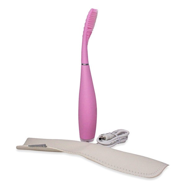 FOREO Issa 2 Rechargeable Electric Regular Toothbrush With Silicone and Pbt Polymer Bristles, Pearl Pink
