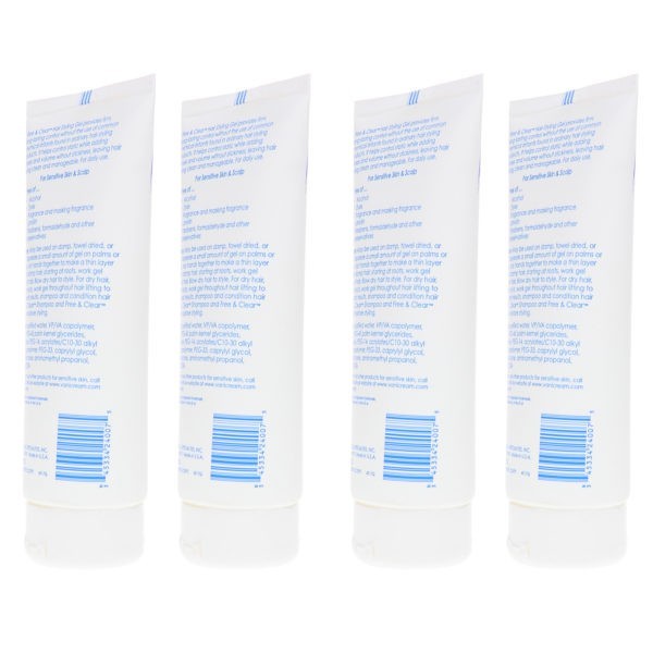 Free & Clear Hair Styling Gel 7 oz 4 Pack