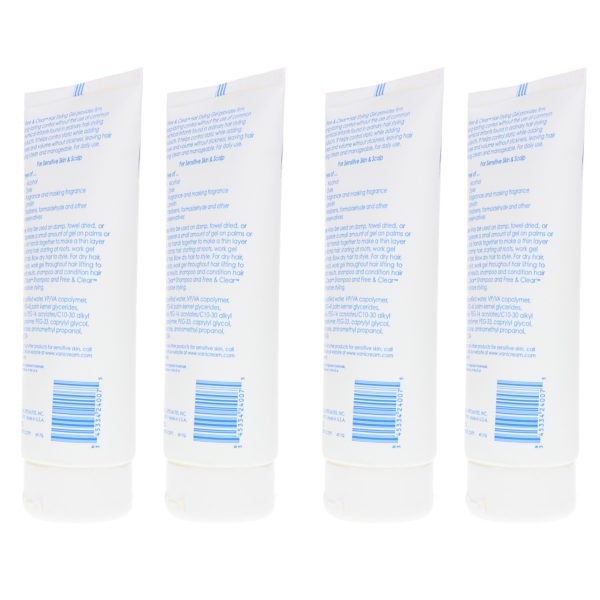 Free & Clear Hair Styling Gel 7 oz 4 Pack