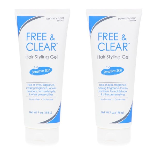 Free & Clear Hair Styling Gel 7 oz 2 Pack