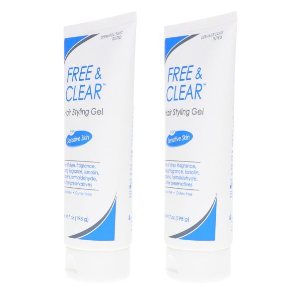 Free & Clear Hair Styling Gel 7 oz 2 Pack