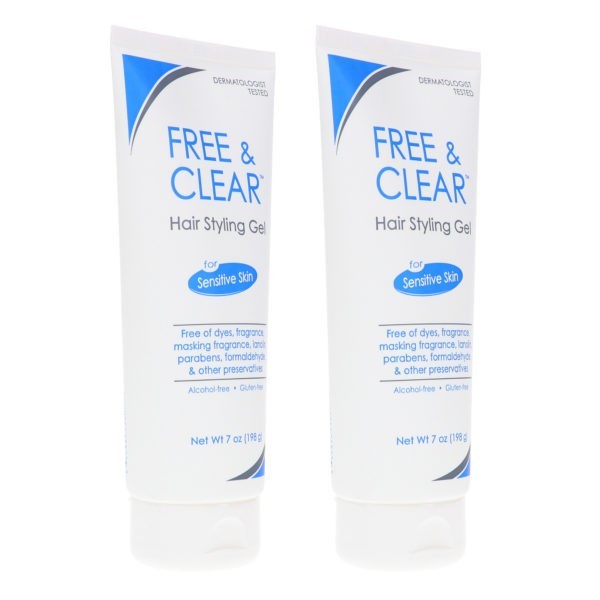 Free & Clear Hair Styling Gel 7 oz 2 Pack