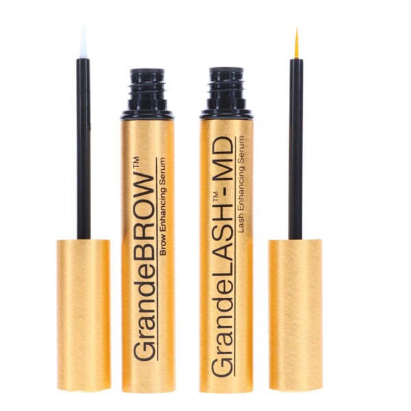 Grandelash Grandebrow Enhancing Serum 0.1 oz & MD Serum Lash Enhancing 0.07 oz Combo Pack