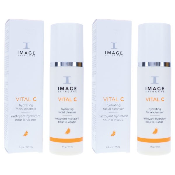 IMAGE Skincare Vital C Hydrating Facial Cleanser 6 oz 2 Pack