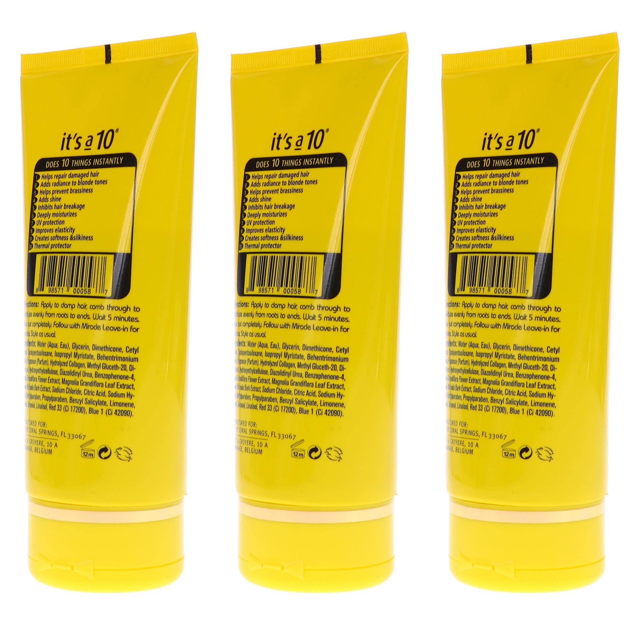 It's a 10 Miracle Blonde 5 Min Repair 5 oz 3 Pack
