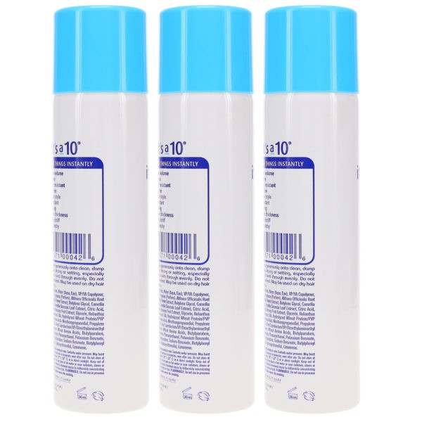 It's a 10 Miracle Blowdry Volumizer 6 oz 3 Pack