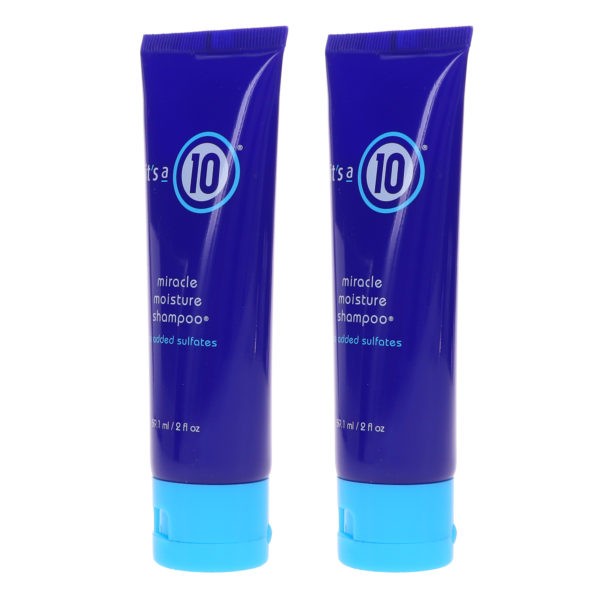 It's A 10 Miracle Moisture Shampoo 2 oz 2 Pack