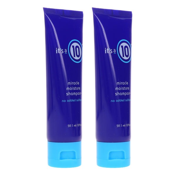 It's A 10 Miracle Moisture Shampoo 2 oz 2 Pack