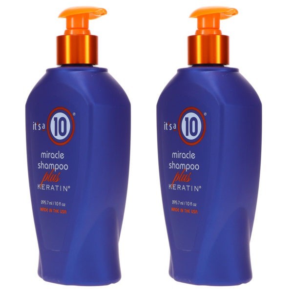 It's a 10 Miracle Shampoo Plus Keratin Sulfate Free 10 oz 2 Pack