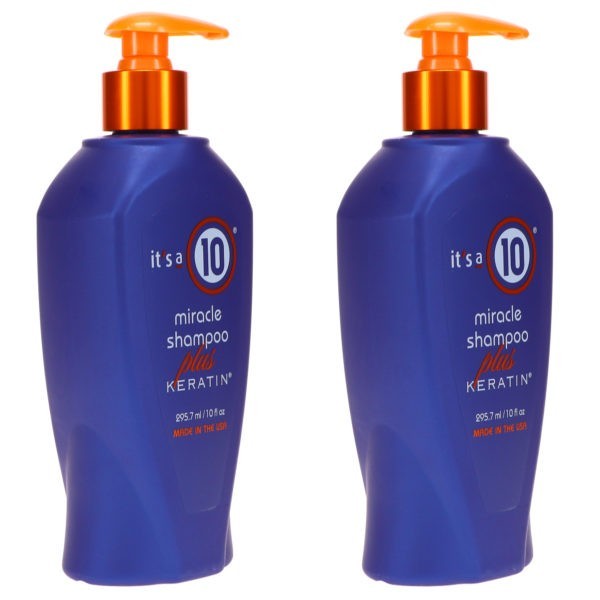 It's a 10 Miracle Shampoo Plus Keratin Sulfate Free 10 oz 2 Pack