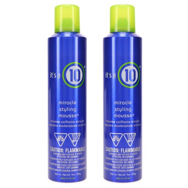 It's a 10 Miracle Styling Mousse 9 oz 2 Pack