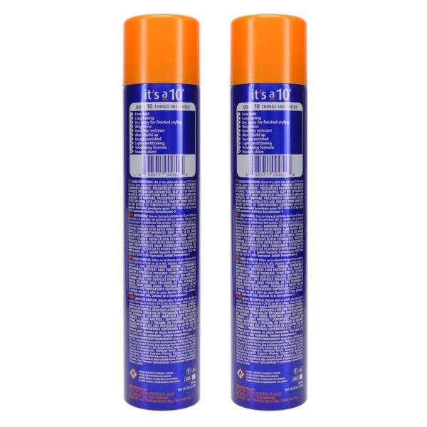 It's a 10 Super Hold Finish Spray Plus Keratin 10 oz 2 Pack