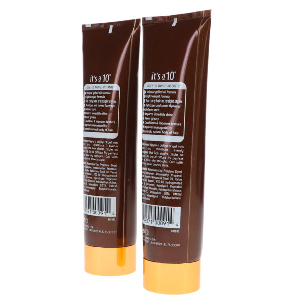 It's a 10 Miracle Defrizzing Gel 5 oz 2 Pack