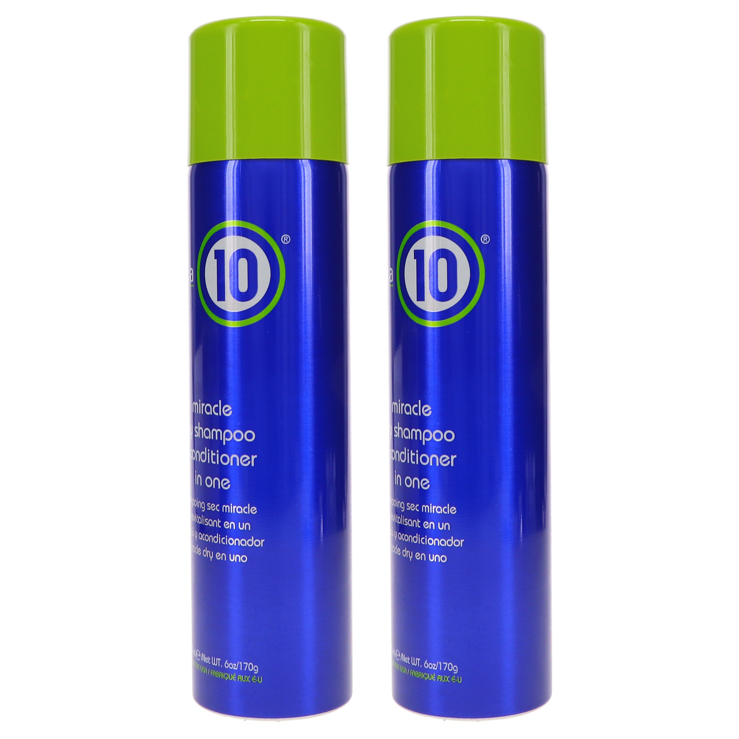 It's a 10 Miracle Dry Shampoo Conditioner In One 6 oz 2 Pack