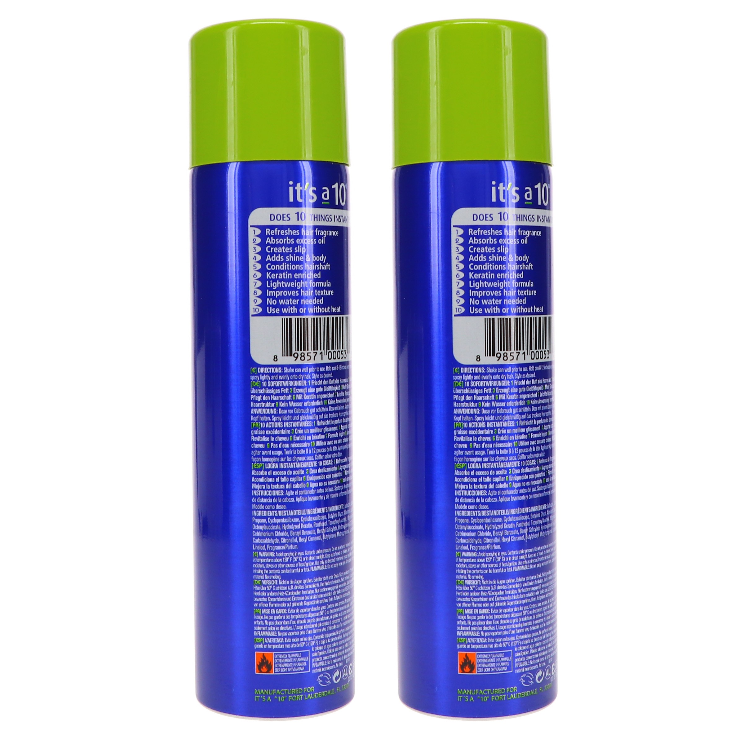 It's a 10 Miracle Dry Shampoo Conditioner In One 6 oz 2 Pack