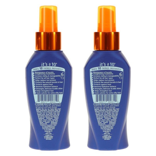It's a 10 Miracle Leave-In Plus Keratin 4 oz 2 Pack
