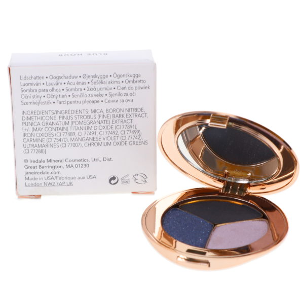 Jane Iredale PurePressed Eye Shadow Triple Blue Hour 1 oz