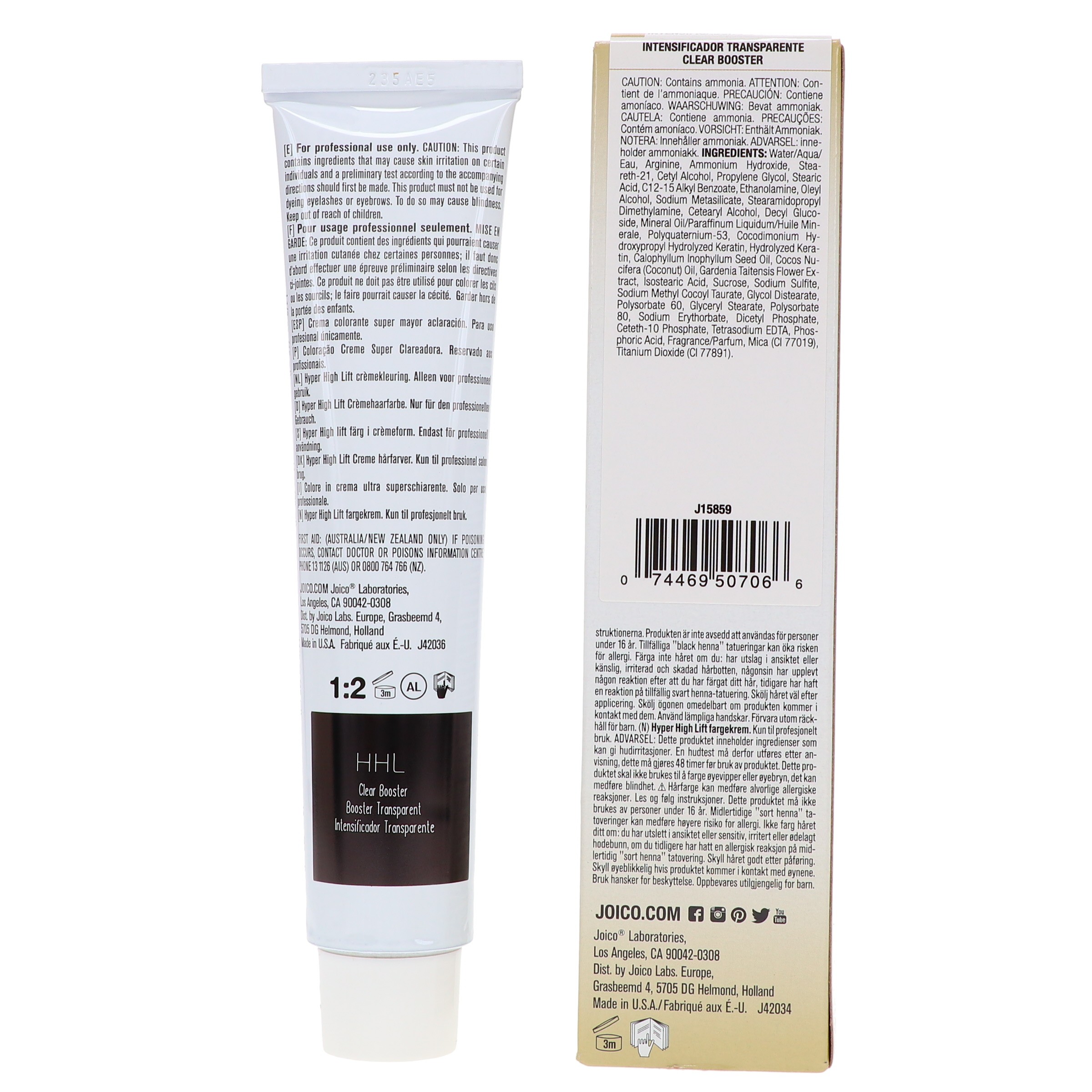 Joico Blonde Life Hyper High Lift Clear Booster 2.5 oz