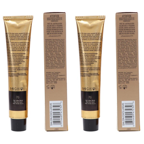 Joico Vero K-Pak 7G Dark Golden Blonde 2.5 oz 2 Pack