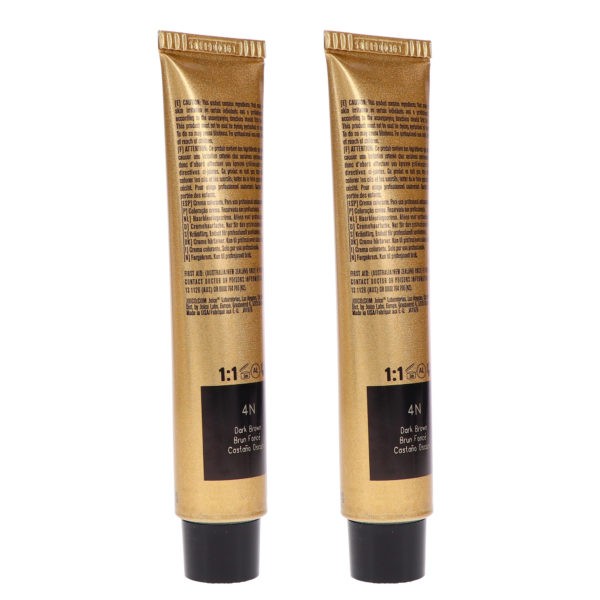 Joico Vero K-Pak Hair Color 4N Dark Brown 2.5 oz 2 Pack