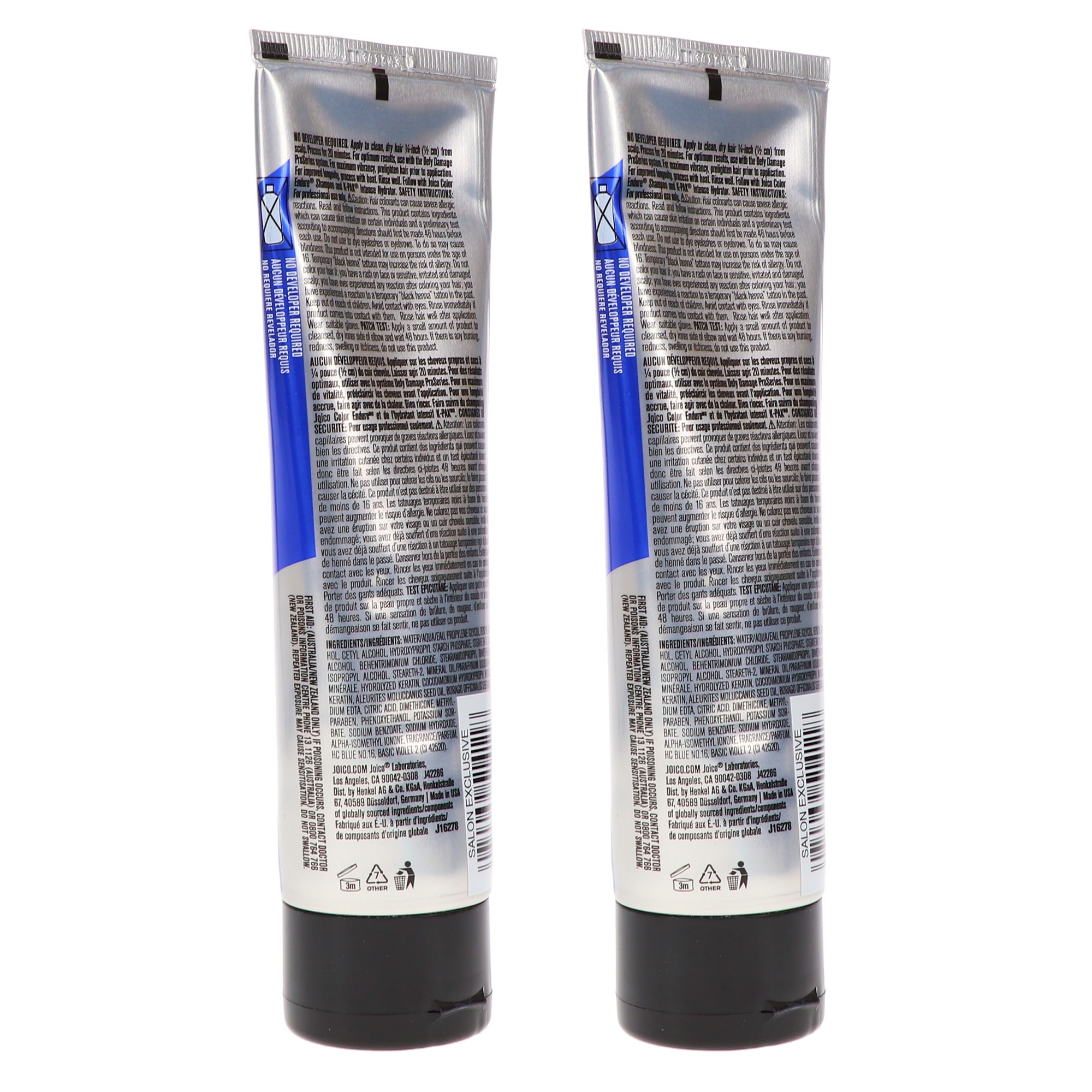 Joico Vero K-Pak Intensity Semi Permanent Hair Color Periwink 4 oz 2 Pack