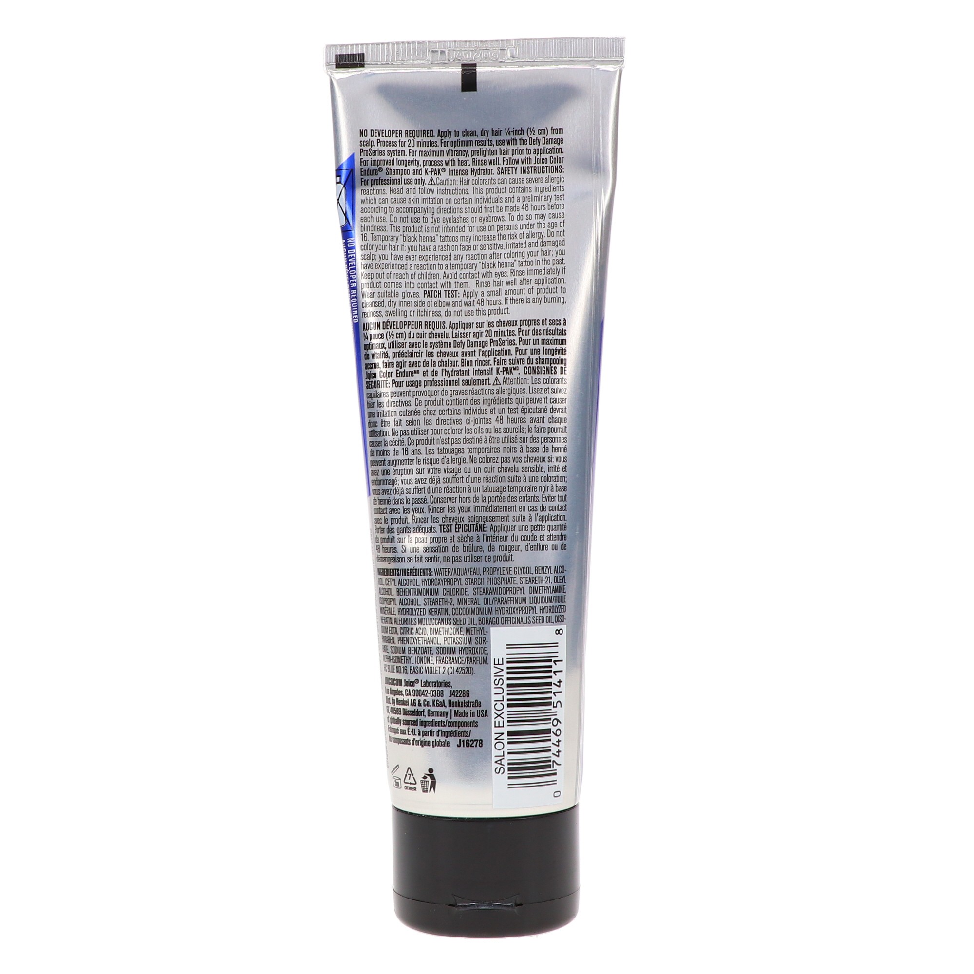 Joico Vero K-Pak Intensity Semi Permanent Hair Color Periwink 4 oz 2 Pack